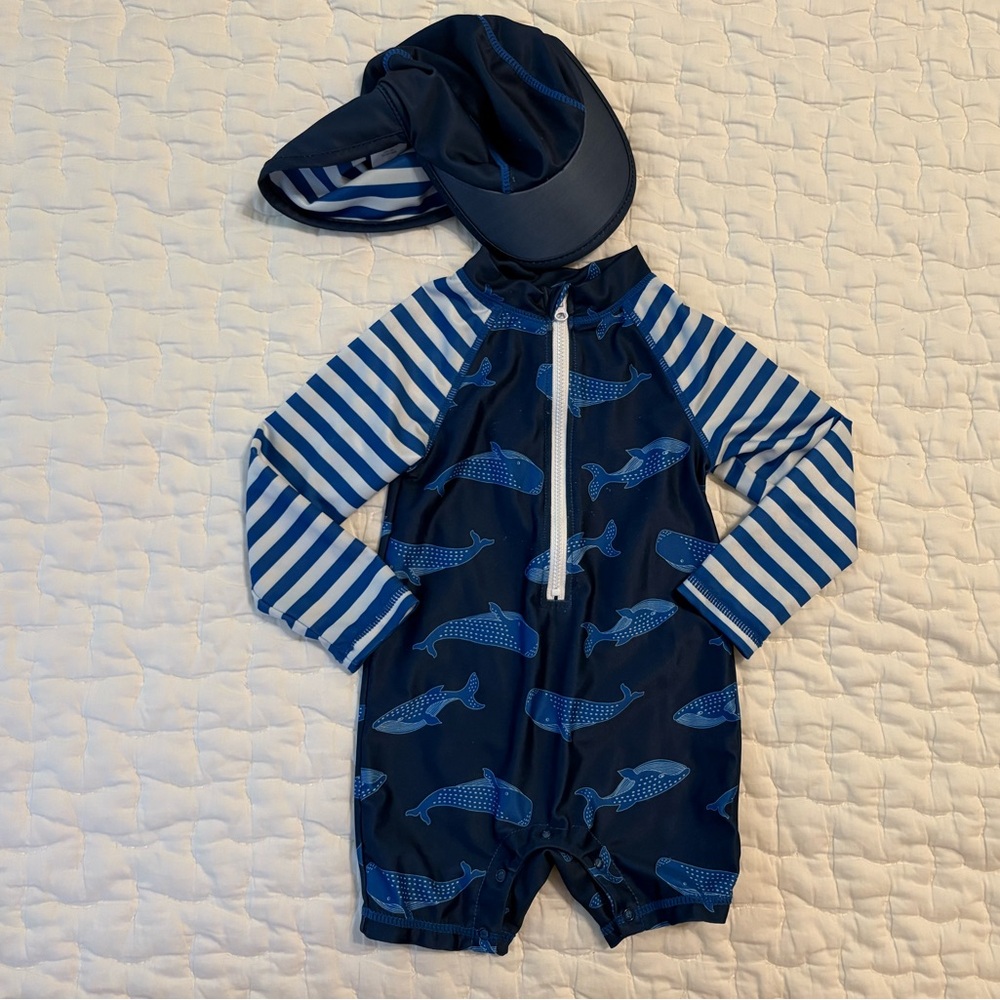 Whaley Cute 18M Swimsuit & Hat